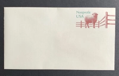 U.S. Stamps SC #U635 Non-Profit Sheep 5¢ Envelopes - Image 1 of 2