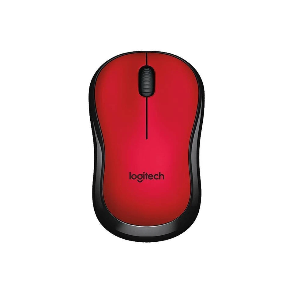 Logitech M220 Red wireless 1000 DPI Gaming Mouse - Image 1 of 4
