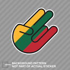 Lithuanian Shocker Sticker Decal Vinyl Lithuania Ltu Lt