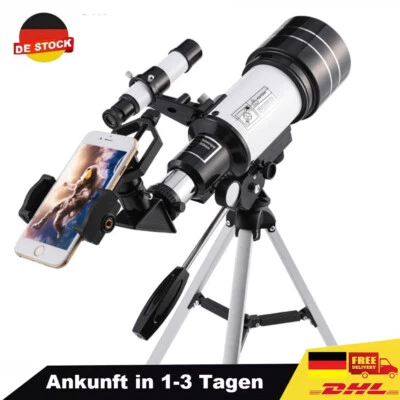 70mm Spiegelteleskop Teleskop für Einsteiger der Astronomie 3X Barlow-Linse - Bild 1 von 4