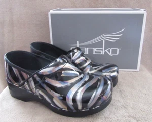 Zapatos zueco metálico charol cepillo profesional DANSKO EE. UU. 10,5 - 11 M EUR 41 NUEVO SIN CAJA - Imagen 1 de 12