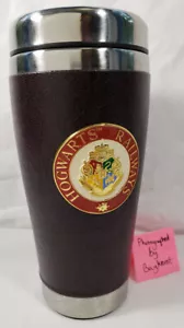 Hogwarts Railways Tumbler Coffee Cup Faux-Leather Harry Potter Wizarding World - Picture 1 of 10