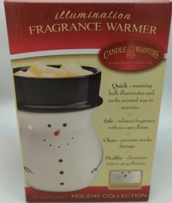 CANDLE WARMERS Holiday Collection "Snowman "ILLUMINATION FRAGRANCE WARMER" — 第 1/4 张图片