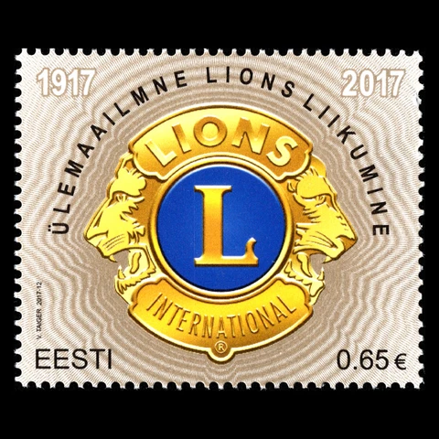 Estonia 2017 - 100th Anniversary of Lions Clubs International - MNH Cover