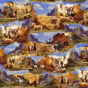 Wild Wild West 5347 38 100% Cotton FABRIC priced by the yard - Picture 1 of 1