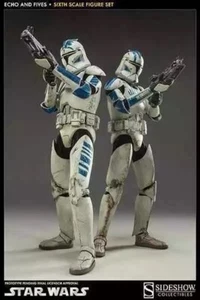 SIDESHOW STAR WARS 501st PHASE 1 ECHO AND FIVES 1/6 SCALE FIGUR - Bild 1 von 4