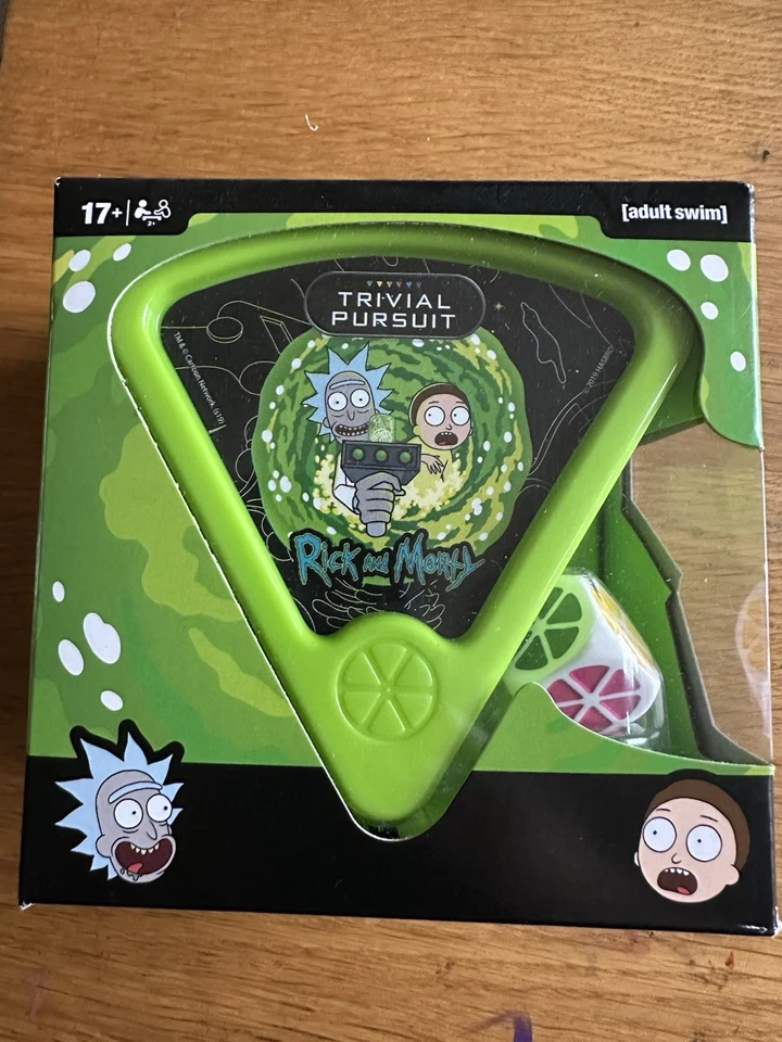 Rick and Morty Trivial Pursuit Bitesize Card Game New & Unused Collectable 2019 - Image 1 of 3