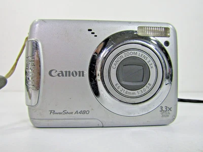 Canon PowerShot A480 10.0MP Digital Camera - Image 1 of 4