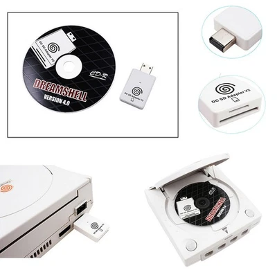 SD/TF Card Reader Adapter with CD Set for Dreamcast Dreamshell V4.0 Game Machine - Image 1 of 4