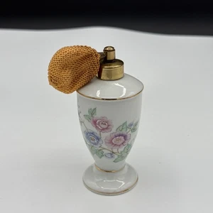I.W. RICE & CO Porcelain Atomizer Perfume Bottle. Japanese, Hand-Painted - Picture 1 of 5