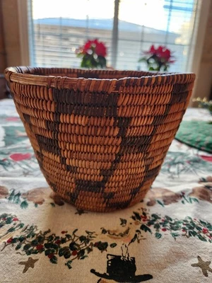 Antigua cesta nativa americana tribu Pima 6" Foto 1 de 4