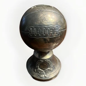 Banco de baloncesto vintage Wallace Bros. Silver Co. V9353 placa de plata alcancía - Imagen 1 de 7