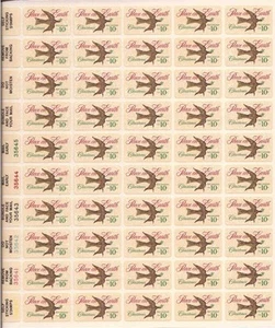 Estampilla de Estados Unidos - 1974 10c Navidad autoadhesiva - Hoja de 50 estampillas - Scott #1552 - Imagen 1 de 1