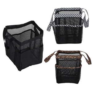Mesh Shower Portable Bag Quick Dry Hanging Shower Tote Bags Large Capacity Bags - Picture 1 of 31