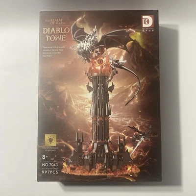 Diablo Towe Realm Of Magic LOTR Eye Of Sauron Tec Creators Building Block Bricks - Image 1 of 4