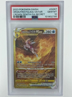 2023 Pokémon TCG Origin Forme Palkia VSTAR #GG67 – PSA 10 Gem Mint – CZ - Image 1 of 2