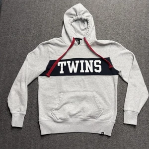 '47 Minnesota Twins Hoodie Sweatshirt Herren mittelgrau Fleecepullover Baseball - Bild 1 von 7