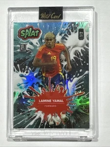 LAMINE YAMAL /2 2024 WILD CARD SOCCER ROOKIE SPLAT Teal 1/2 RC - Bild 1 von 2