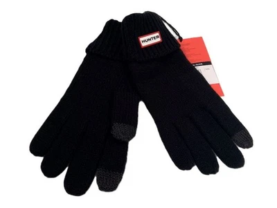 Hunter Play Essential Glove Black Touchscreen Knit Gloves One Size - BNWT