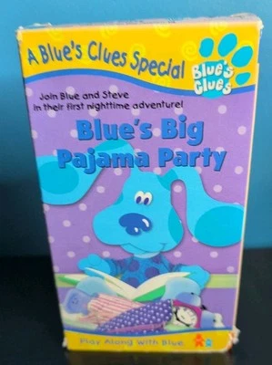 Blues Clues - Blues Big Pajama Party (VHS, 1999) - Image 1 of 4