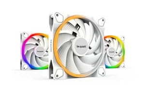 be quiet! Light Wings White 140mm PWM high-speed Triple Pack Gehäuselüfter, weiß - Bild 1 von 6