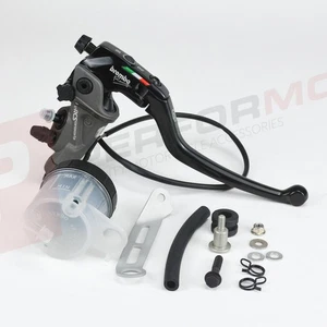 Brembo Racing Radial Brake Master Cylinder RCS17 CorsaCorta +Clear Reservoir Kit - Picture 1 of 5