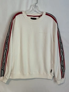 Vintage Sean John klassisches Sweatshirt mit Rundhalsausschnitt für Herren mit roten und marineblauen Akzenten - Bild 1 von 9