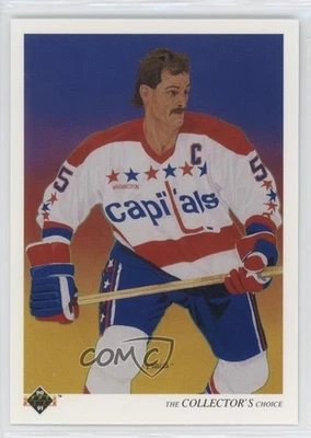 1990-91 Upper Deck Team Checklist French Rod Langway #309 HOF - Image 1 of 3