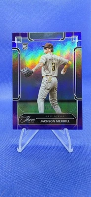 2024 Panini Three and Two purple # 12/32 Jackson Merrill No. 85 RC - Image 1 of 4