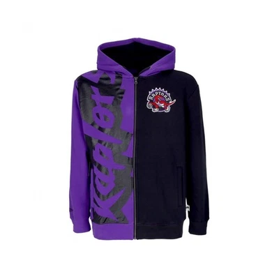 Mitchell & Ness NBA Toronto Raptors Purple/Black Full Zip Fleece 2.0 - Image 1 of 2