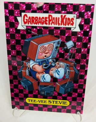 2025 Garbage Pail Kids GetaGrip Giant S1 Art Card FLASHBACK TEE-VEE STEVIE  /85 - Image 1 of 2