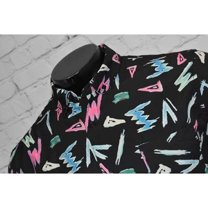 Camisa Hawaiana Molokai Surf Co Para Hombre Talla Grande Años 90 Estilo Salvado por la Campana - Imagen 1 de 5