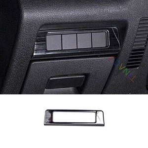 For Mazda CX-30 2020-2024 Black Stainless Seat Memory Switch Frame Cover Trim 1X - Bild 1 von 7