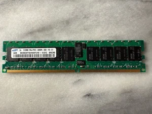 SAMSUNG M393T6450FZ0-CCC  512MB PC2-3200R 400MHZ DDR2 ECC Memory Module - Picture 1 of 3