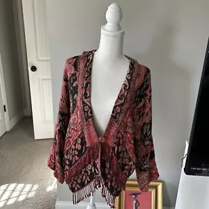 BOK Vintage Boho Women Cardigan 100% Rayon One Size - Picture 1 of 15