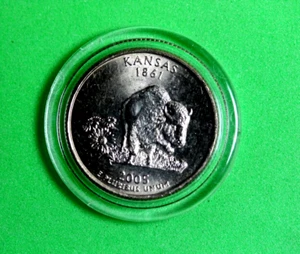 - 2005 - P Mint - Kansas State Quarter P00451 - Picture 1 of 2