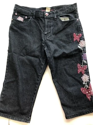 Girls Jeans ARIZONA JEAN size 12.5 12 1/2 Plus Capri Stretch Denim (bf18) - Image 1 of 4