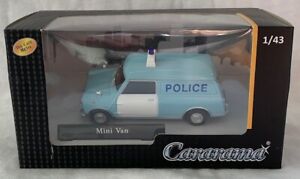 Cararama Mini Cooper Van 'Police' Die Cast Model 1:43 Scale/O Gauge New