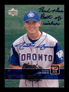2003 Upper Deck - Justin James - On Card Autograph - Bild 1 von 2