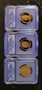 2007-S PR70 DCAM IGC Presidential Dollar 3 COIN SET - Picture 1 of 2