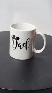 Disney Dad Coffee Mug White Ceramic - Picture 1 of 3