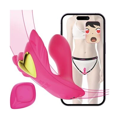 AIKYU 2025 New Elastic Wearable APP Remote Control Vibrator with 9 Vibrations Adult...