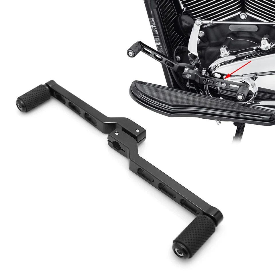 Defiance heel toe Shift Levers For Harley 1986-2017 FL Softail 1988-up Touring Foto 1 de 4