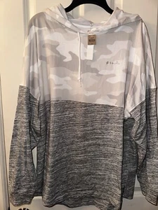 Victoria's Secret PINK Varsity Langarm Pullover Tee Damen Camouflage Glanz XL - Bild 1 von 7