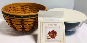 2004 Longaberger*Collector's Club*Proudly America, Basket/Bowl/Lid and Liner - Picture 1 of 11