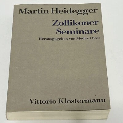 Zollikoner Seminare Protokolle - Zwiegesprache - Briefe By Martin Heidegger 1994 - Image 1 of 4