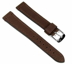 Morellato Cinturino Orologio Caravaggio In Pelle Di Vitello Marrone Scuro 18Mm - Foto 1 di 2