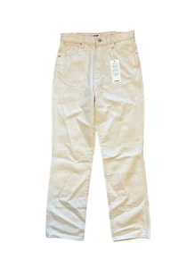 NWT Wrangler Jeans Women's Wild West 603 High Rise Straight Cream Size 28x28 - Picture 1 of 11