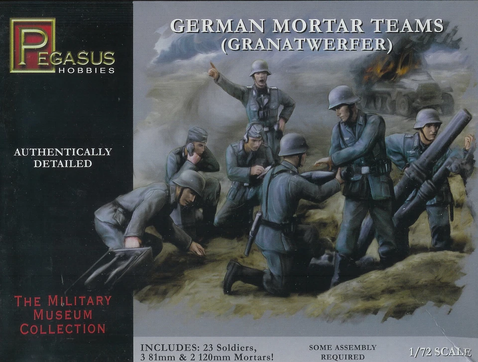 Pegasus Hobbies 1/72 WWII German Mortar Teams - Image 1 of 1