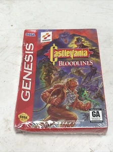 SEGA GENESIS - CASTLEVANIA: BLOODLINES Game COMPLETE New SEALED Box - See Photos - Picture 1 of 8
